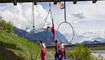 Feierlichkeiten zum Jubiläum bei der alten Rheinbrücke Vaduz–Sevelen