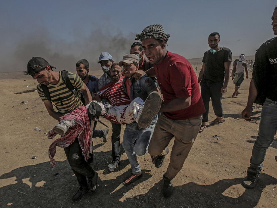 Bei der jüngsten Gewalt in Gaza an der Grenze zu Israel kamen mindestens 59 Palästinenser ums Leben. Gegen 2800 Personen wurden verletzt.
