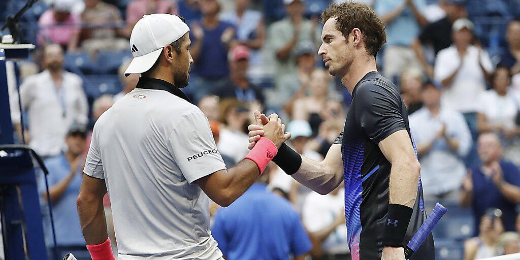 Andy Murray (rechts) bestritt am US Open in New York sein erstes Grand-Slam-Turnier seit mehr als einem Jahr