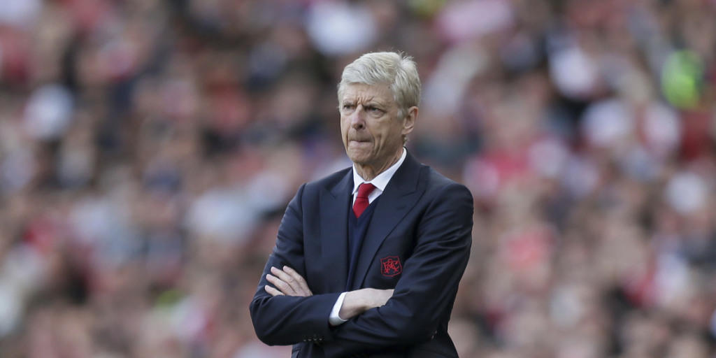 Dernière im Wembley-Stadion? Arsenals Trainer Arsène Wenger verfolgt das Geschehen mit sorgenvollem Blick
