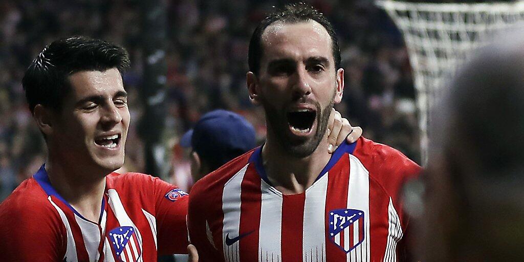 Diego Godin bringt Atlético in den Champions-League-Achtelfinals auf Kurs