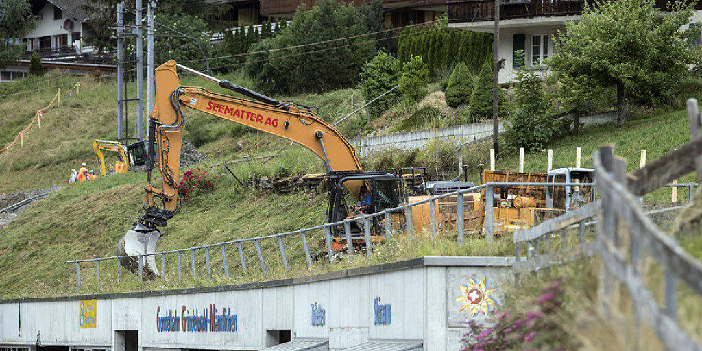 Die Bagger sind aufgefahren: Das V-Bahn-Projekt in Grindelwald wird realisiert.