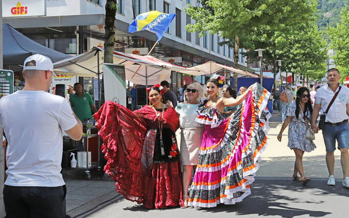Grenzenlos, Interkulturelles Strassenfest in Buchs