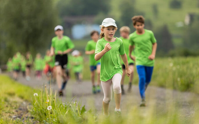 Sponsorenlauf der Primarschule Mauren