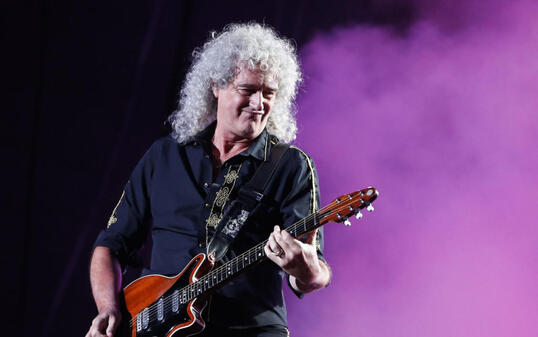 Brian May - hier letzte Woche am Rock in Rio Music Festival - wird heute 70. (Archivbild)