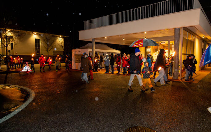 Funken Triesen mit Fackelumzug