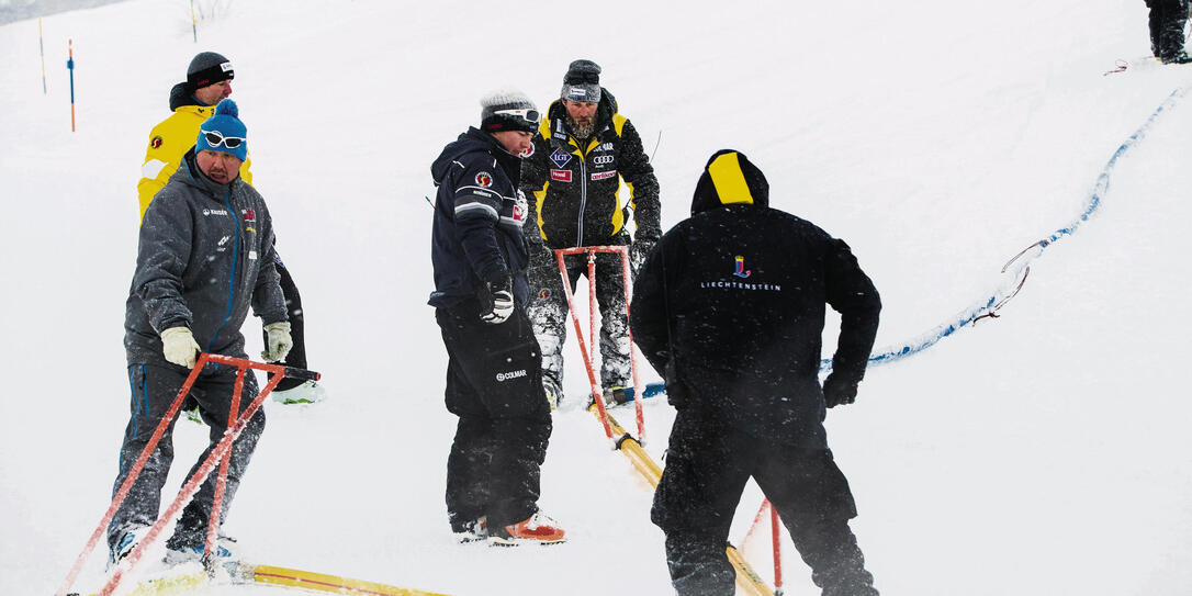 Piste bewässern in Malbun