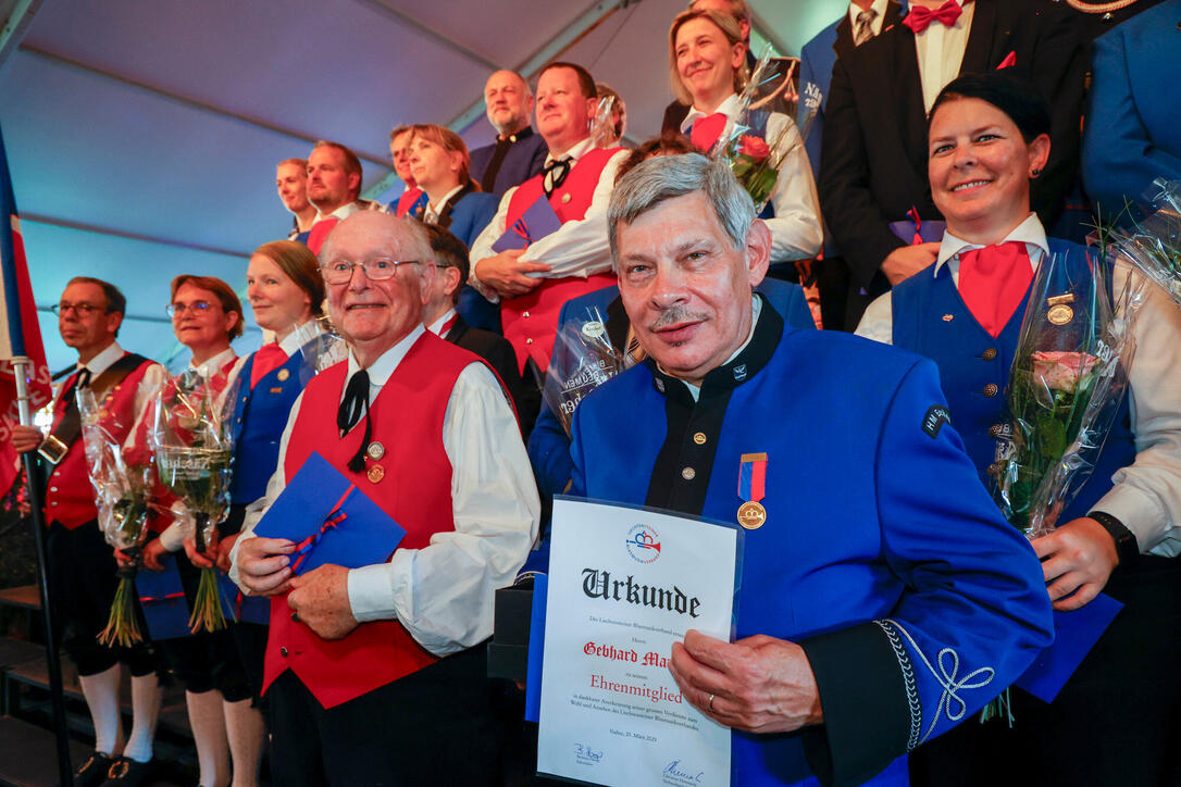76. Liechtensteiner Verbandsmusikfest in Mauren  unter dem Motto «Mura - tönt guat»