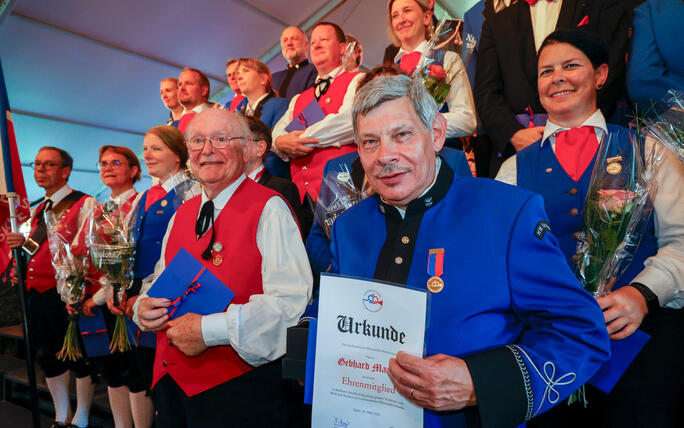 76. Liechtensteiner Verbandsmusikfest in Mauren  unter dem Motto «Mura - tönt guat»
