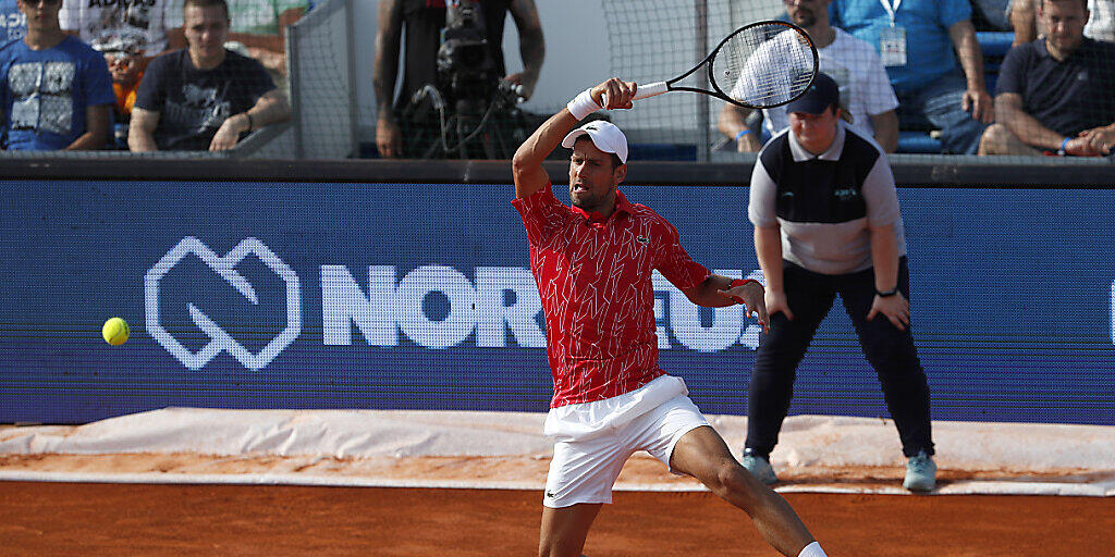 Novak Djokovic verzückt seine Fans