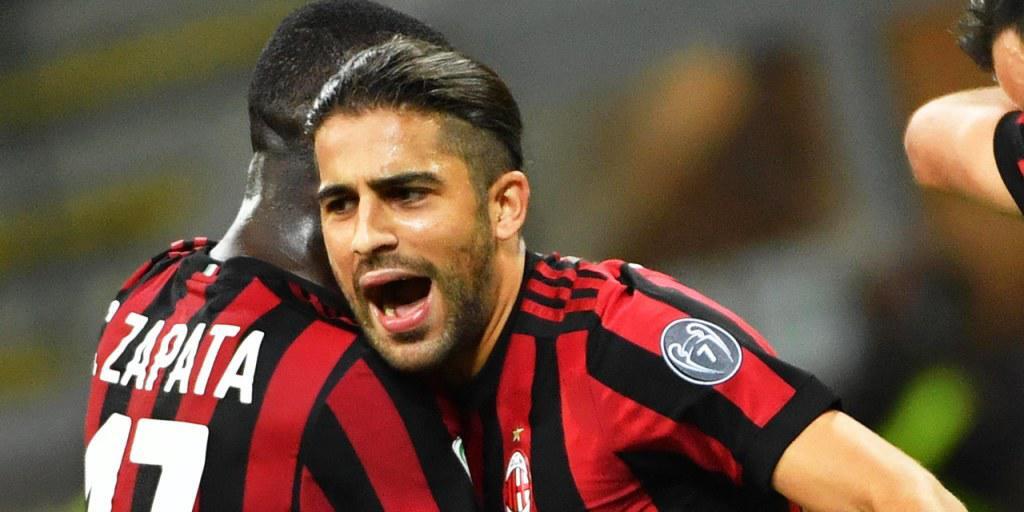 Ricardo Rodriguez leitet mit seinem Treffer den Sieg der AC Milan ein