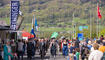 Feierlichkeiten zum Jubiläum bei der alten Rheinbrücke Vaduz–Sevelen