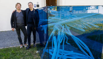 Vernissage &laquo;Interferenzen&raquo; mit Werken von Michael Tolloy und Patrick Kaufmann im Alten Pfarrhof  Balzers.