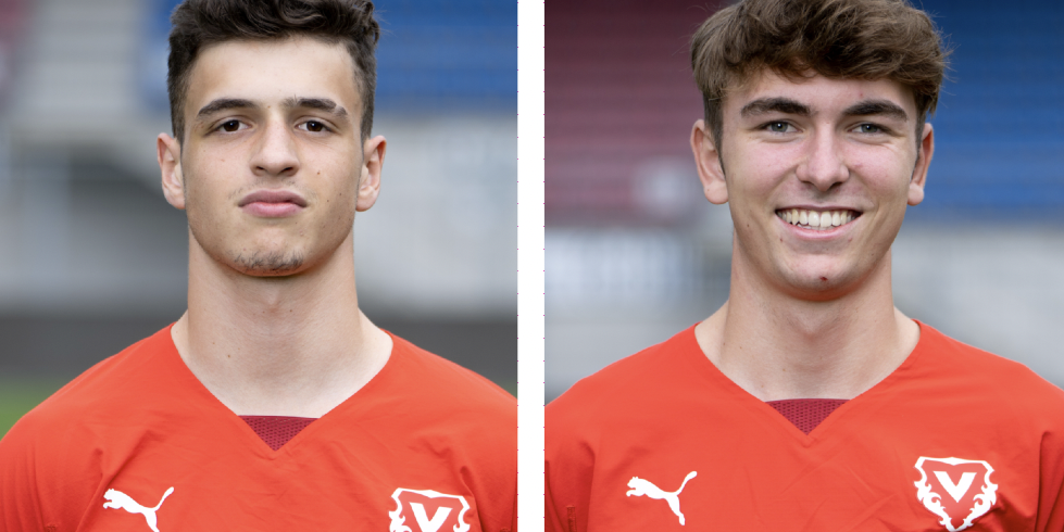Fabio Notaro (links) und Severin Schlegel – beide beim FC Vaduz II – sind erstmals im Nati-Aufgebot. Fabio Notaro (links) und Severin Schlegel – beide beim FC Vaduz II – sind erstmals im Nati-Aufgebot.