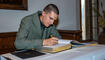 Eintragung in das Goldene Buch auf Schloss Vaduz (26.09.2025)