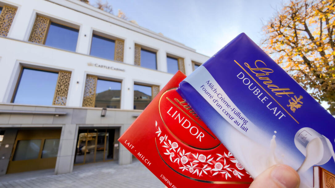 Im Erdgeschoss des ehemaligen Castle Casinos wird die neue Lindt-Filiale eröffnen.