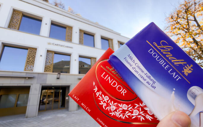 Im Erdgeschoss des ehemaligen Castle Casinos wird die neue Lindt-Filiale eröffnen.