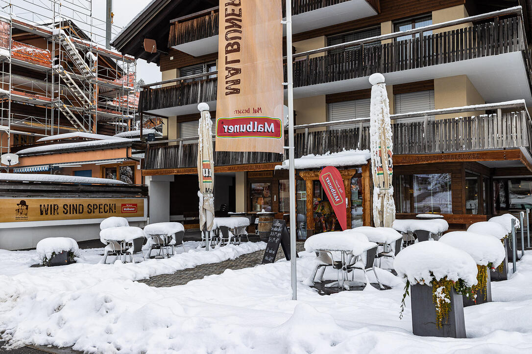 Erster Schnee in Liechtenstein