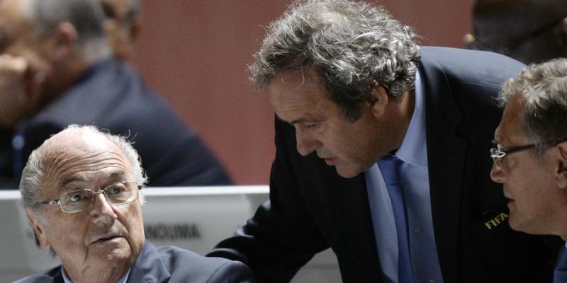 FIFA-Präsident Sepp Blatter und UEFA-Präsident Michel Platini. FIFA-Präsident Sepp Blatter und UEFA-Präsident Michel Platini.