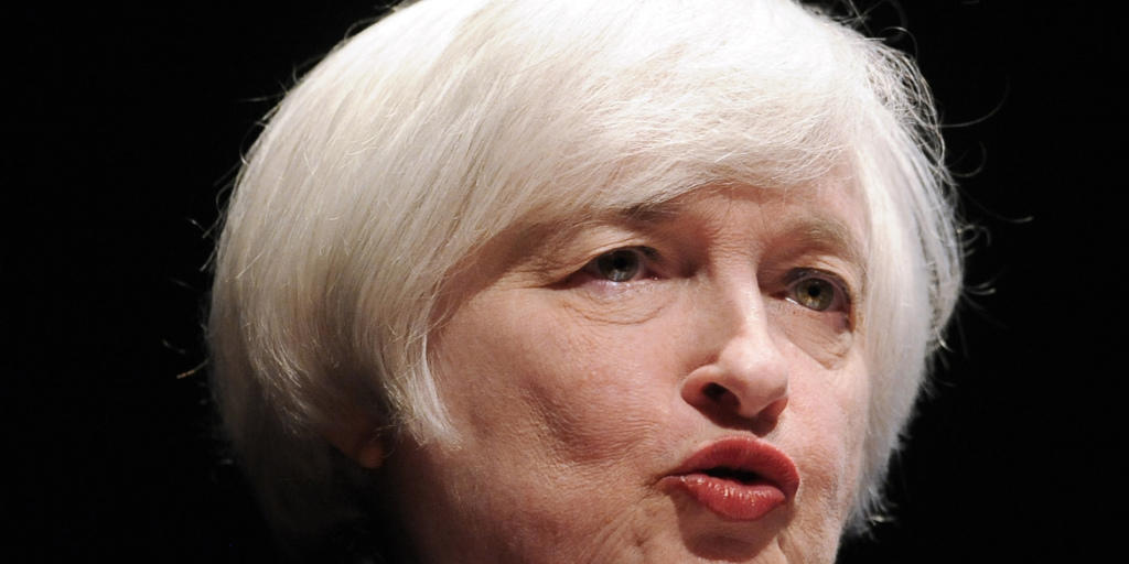 Die Zinswende wird nach ihrer Einschätzung noch in diesem Jahr kommen: Fed-Chefin Janet Yellen.