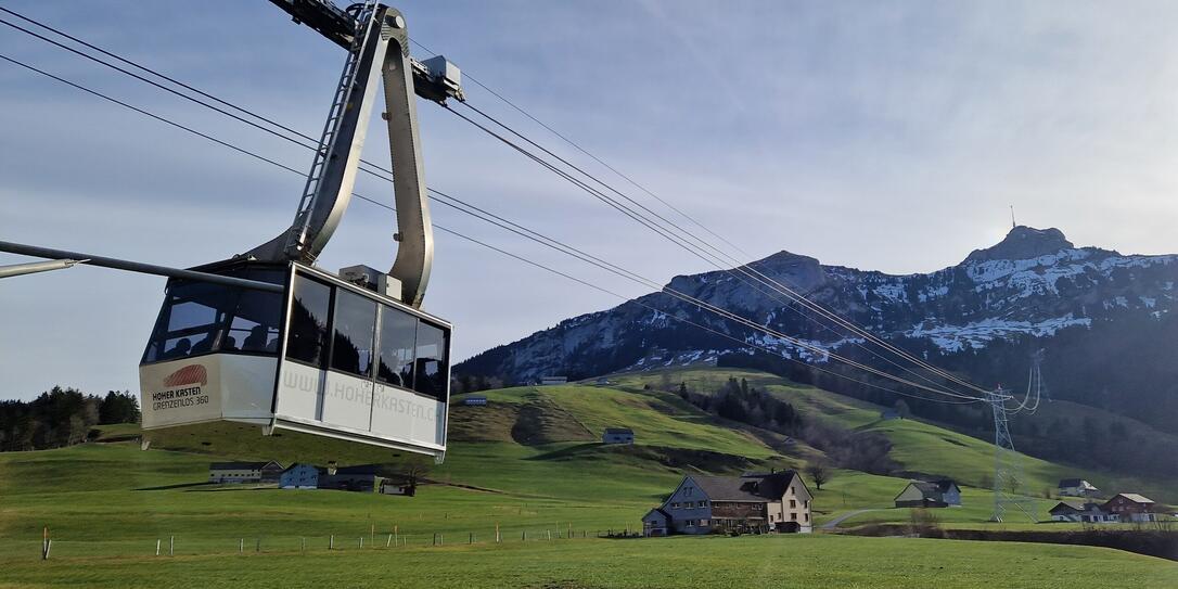 Revisionsarbeiten bei der Hoher Kasten Drehrestaurant und Seilbahn AG