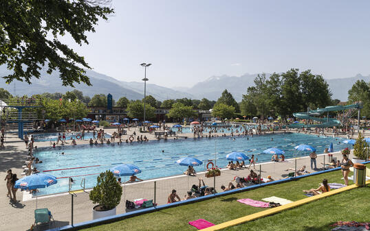 Freibad Mühleholz in Vaduz