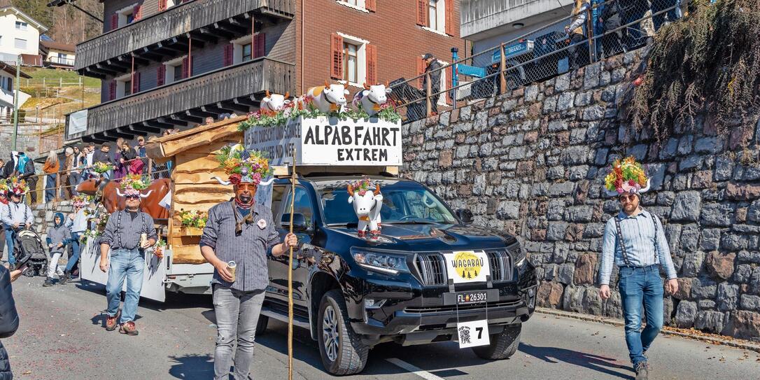 Fasnachtsumzug in Triesenberg