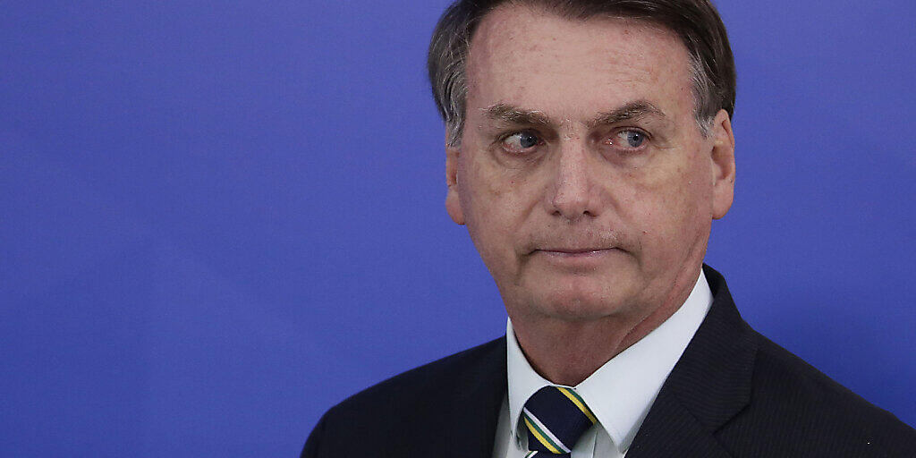Der brasilianische Pr&auml;sident Jair Bolsonaro geht verbal auf den ehemaligen Justizminister seines Landes los. (Archivbild)