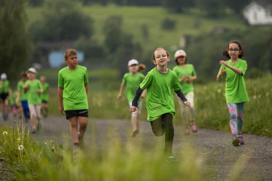 Sponsorenlauf der Primarschule Mauren