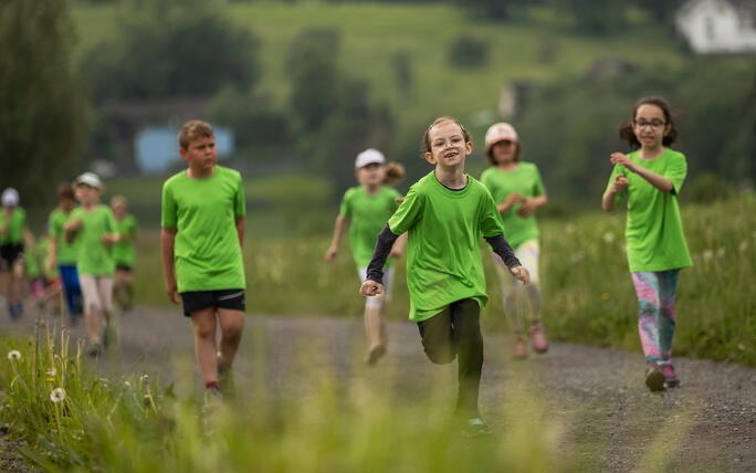 Sponsorenlauf der Primarschule Mauren