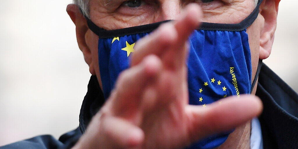 Auch für den Schweizer Handel ist ein Abkommen zwischen Brüssel und London wichtig: EU-Chefunterhändler Michel Barnier (Bild) verhandelt zurzeit unter Hochdruck mit seinem britischen Pendant David Frost, um doch noch einen Deal zustande zu bringen. (Archiv)
