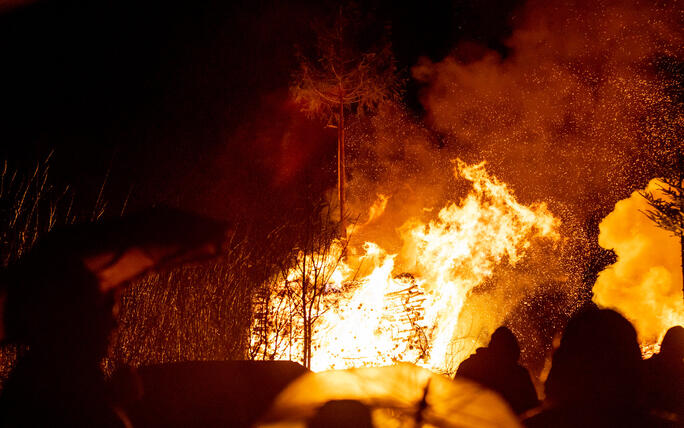 Funken Triesen mit Fackelumzug
