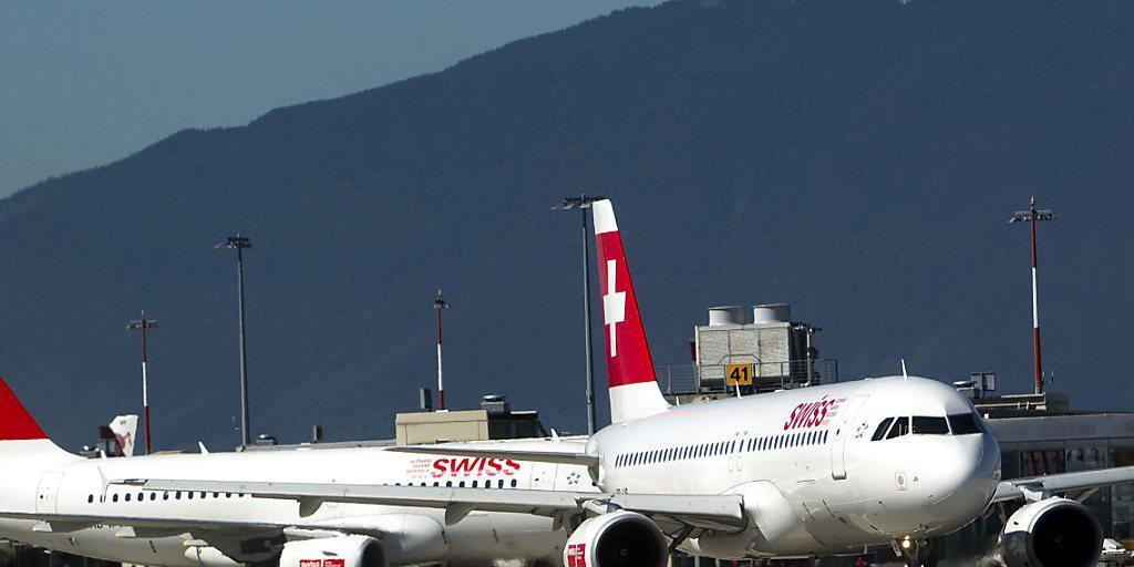 Die Swiss-Flugzeuge bleiben vorerst präsent in Genf, aber wie lange noch? (Archivbild)
