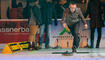 Liewo Dörferduell /Eisstockschiessen auf dem Eisplatz / Rathausplatz im Städtle Vaduz, Bild aufgenommen am 18.11.2019