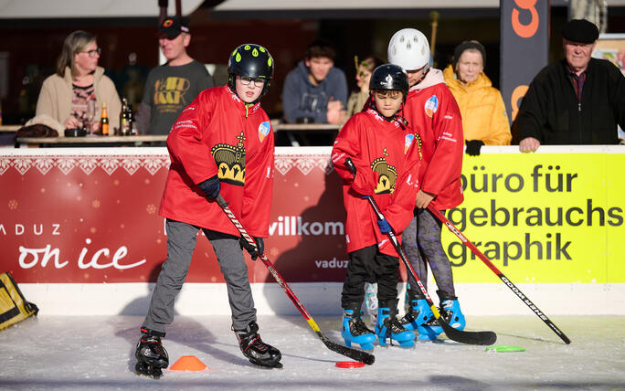Eishockey-Schnupperkurs in Vaduz