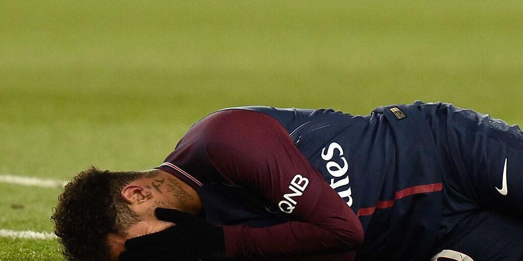 Neymar verletzte sich am Sonntag im Ligaspiel gegen Marseille