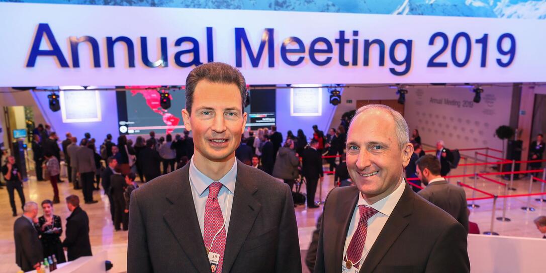 Davos WEF 2019 Weltwirtschaftsforum Liechtenstein Regierung Adrian Hasler Davos WEF 2019 Weltwirtschaftsforum Liechtenstein Regierung Adrian Hasler