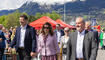 Feierlichkeiten zum Jubiläum bei der alten Rheinbrücke Vaduz–Sevelen