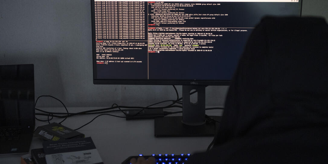 CYBER, HACKING, HACKER, SECURITY, TERMINAL, PING, IFCONFIG, THC-HYDRA, NMAP, SSH BRUTE FORCE, MIRAI, LOGIN, PASSWORD, IT-SICHERHEIT, CYBER-SICHERHEIT, CYBERSICHERHEIT, COMPUTER-SICHERHEIT, COMPUTERSICHERHEIT,  CYBERCRIME, CYBER KRIMINALITAET, CYBERKRIMINAL