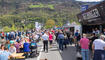 Feierlichkeiten zum Jubiläum bei der alten Rheinbrücke Vaduz–Sevelen