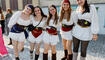 Fasnachtsumzug in Oberriet, St. Gallen, SG, Schweiz.