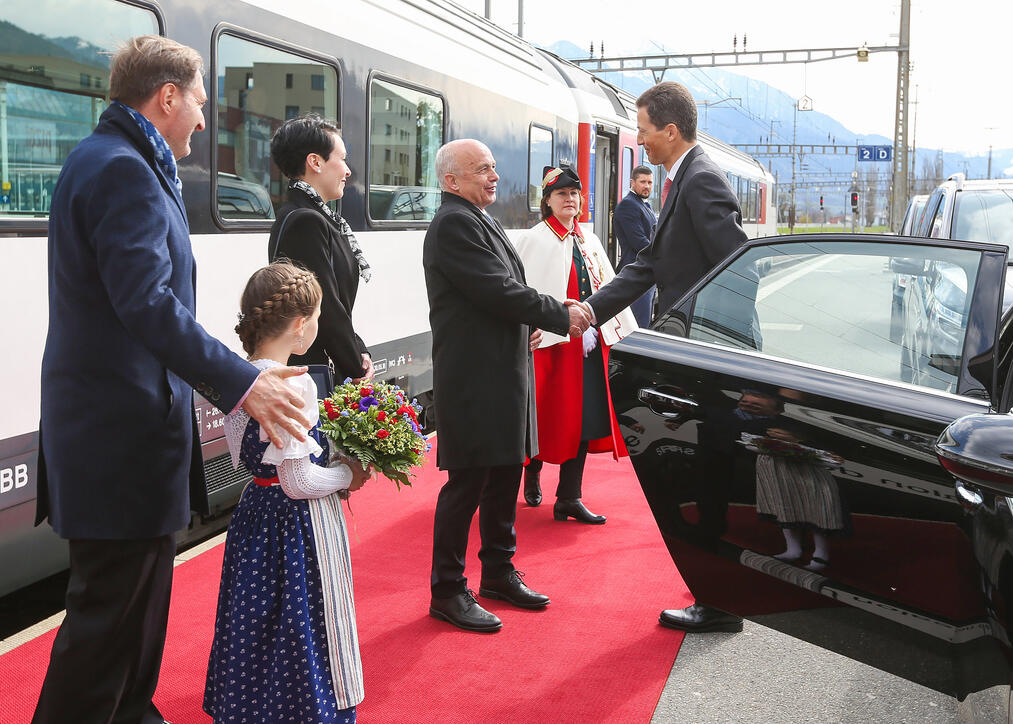 Schweiz Liechtenstein Staatsbesuch Erbprinzenpaar Regierung Bundesrat