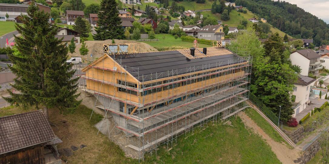 Baustelle Restaurant Saroja in Planken