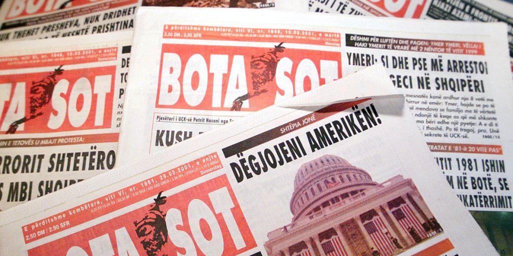 Mit dem geplanten Anschlag auf den Chefredaktor der kosovo-albanischen Zeitung "Bota sot" wollte der Bombenbauer ein Zeichen setzen. (Archivbild)