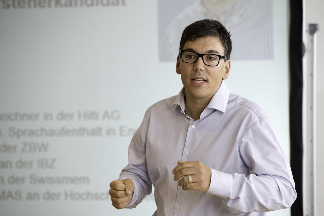 VU Ruggell Nomination Vorsteherkandidat Mario Wohlwend Ruggell