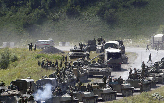 Die russische Armee marschierte im August 2008 im Georgien-Konflikt in die abtrünnige Provinz Südossetien ein. (Archivbild)