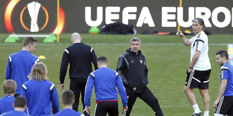 Der FC Basel bestritt am Mittwoch im Estadio Sanchez Pizjuan in Sevilla unter der Leitung von Trainer Urs Fischer das Abschlusstraining