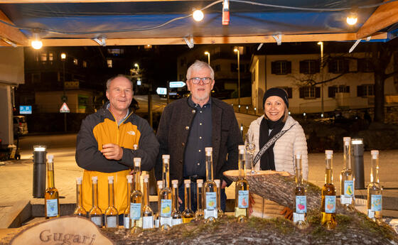 Bäärger Aabat-Marcht mit Fiiraabatbiar, in Triesenberg (31.10.2025)