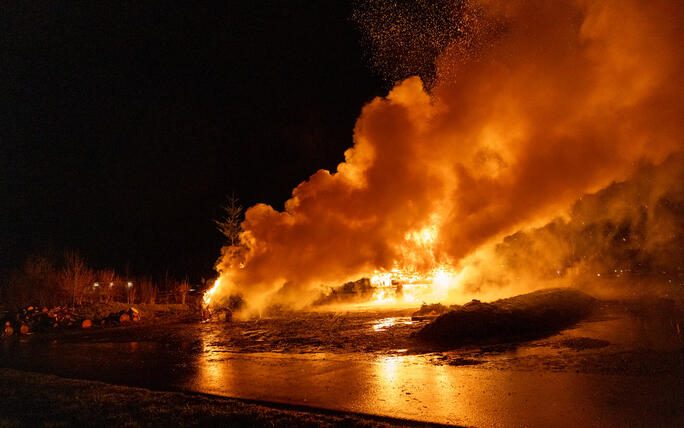 Funken Triesen mit Fackelumzug