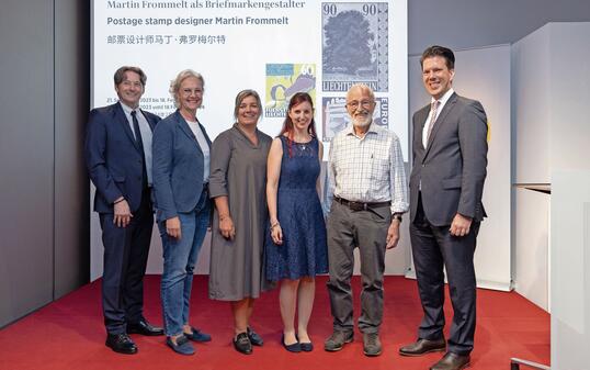 Martin Frommelt Briefmarkengestalter, Vaduz